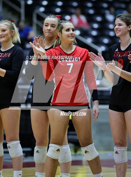 Thumbnail 2 in Lovejoy vs. Grapevine (UIL Volleyball 5A Finals) photogallery.