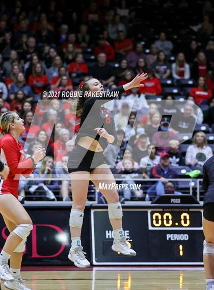 Thumbnail 1 in Lovejoy vs. Grapevine (UIL Volleyball 5A Finals) photogallery.