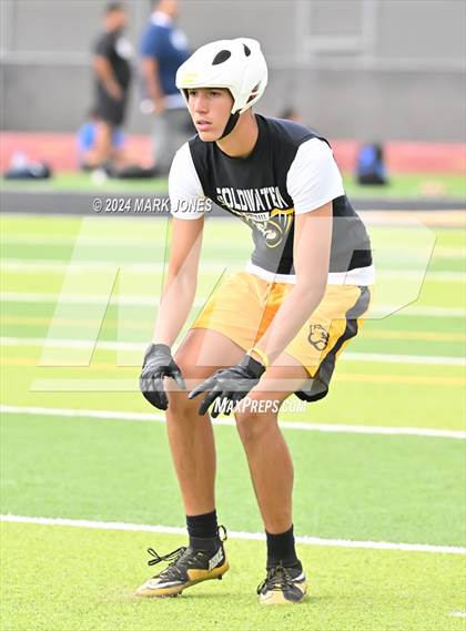 Thumbnail 1 in Bourgade Catholic vs. Goldwater (Goldwater 7 on 7 Tournament) photogallery.
