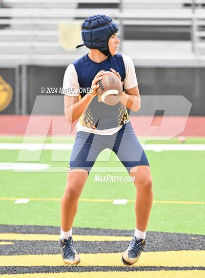 Thumbnail 1 in Bourgade Catholic vs. Goldwater (Goldwater 7 on 7 Tournament) photogallery.