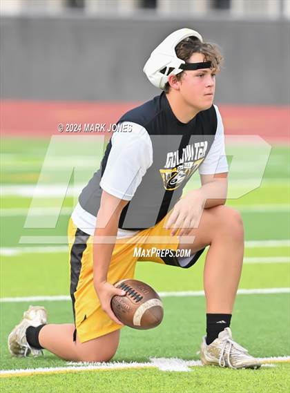 Thumbnail 1 in Bourgade Catholic vs. Goldwater (Goldwater 7 on 7 Tournament) photogallery.
