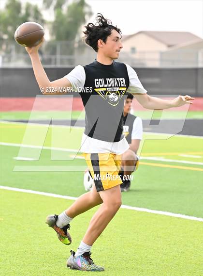 Thumbnail 2 in Bourgade Catholic vs. Goldwater (Goldwater 7 on 7 Tournament) photogallery.