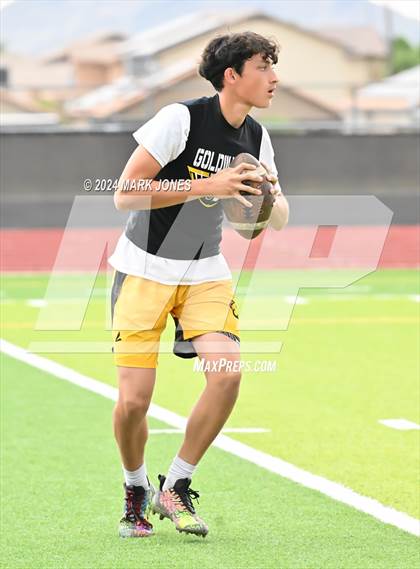 Thumbnail 3 in Bourgade Catholic vs. Goldwater (Goldwater 7 on 7 Tournament) photogallery.