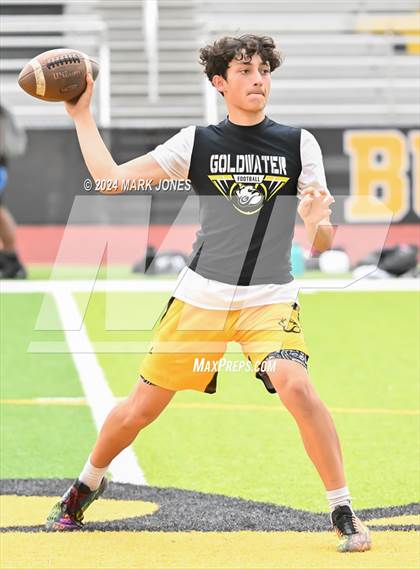 Thumbnail 2 in Bourgade Catholic vs. Goldwater (Goldwater 7 on 7 Tournament) photogallery.