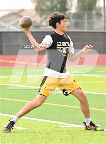 Thumbnail 1 in Bourgade Catholic vs. Goldwater (Goldwater 7 on 7 Tournament) photogallery.