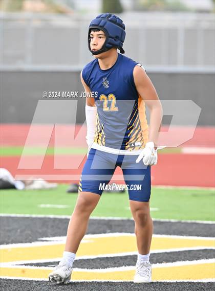 Thumbnail 3 in Bourgade Catholic vs. Goldwater (Goldwater 7 on 7 Tournament) photogallery.