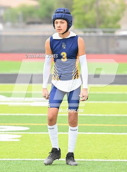 Thumbnail 1 in Bourgade Catholic vs. Goldwater (Goldwater 7 on 7 Tournament) photogallery.