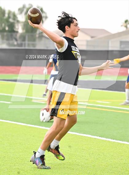 Thumbnail 3 in Bourgade Catholic vs. Goldwater (Goldwater 7 on 7 Tournament) photogallery.