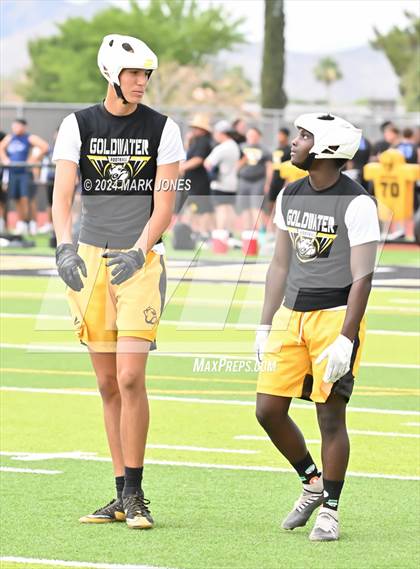 Thumbnail 2 in Bourgade Catholic vs. Goldwater (Goldwater 7 on 7 Tournament) photogallery.