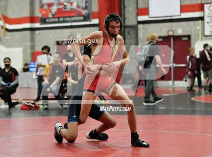 Thumbnail 1 in Hemet vs Grand Terrace (CIF Southern Section Wrestling Championships) photogallery.