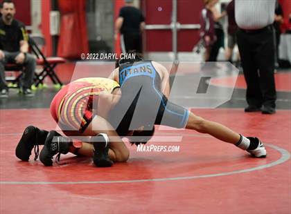 Thumbnail 3 in Hemet vs Grand Terrace (CIF Southern Section Wrestling Championships) photogallery.
