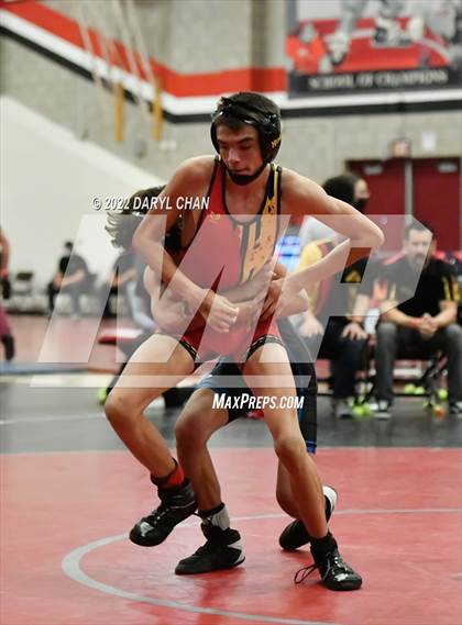 Thumbnail 1 in Hemet vs Grand Terrace (CIF Southern Section Wrestling Championships) photogallery.