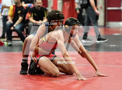 Thumbnail 3 in Hemet vs Grand Terrace (CIF Southern Section Wrestling Championships) photogallery.
