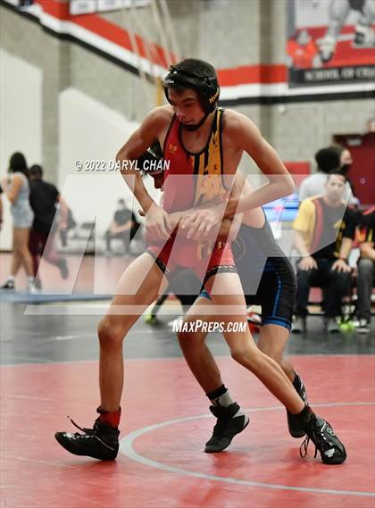 Thumbnail 2 in Hemet vs Grand Terrace (CIF Southern Section Wrestling Championships) photogallery.