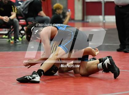Thumbnail 3 in Hemet vs Grand Terrace (CIF Southern Section Wrestling Championships) photogallery.
