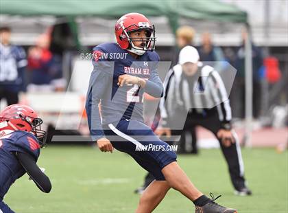Thumbnail 2 in Yorktown @ Byram Hills (Section 1 Bowl Series 3 Semifinal) photogallery.