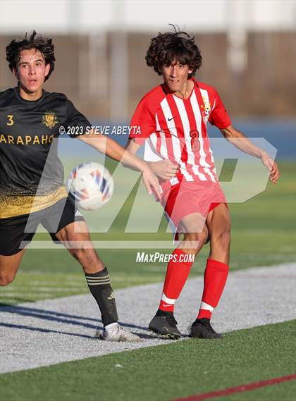 Thumbnail 1 in Arapahoe vs. Denver East (CHSAA 5A Quarterfinal) photogallery.