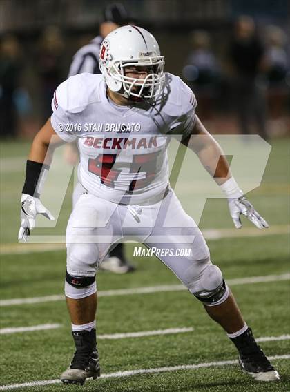 Thumbnail 2 in Beckman Patriots @ Irvine Vaqueros photogallery.