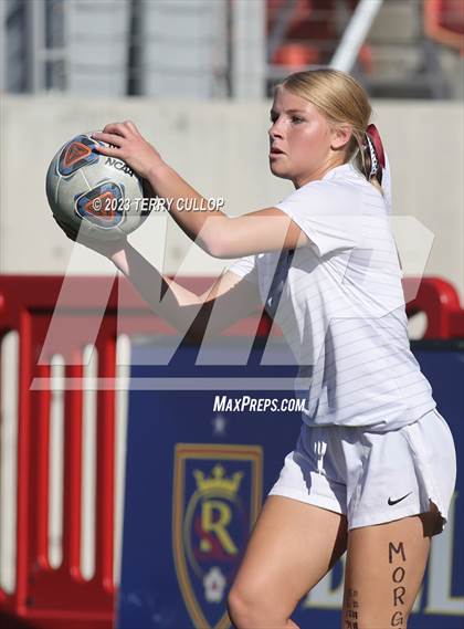 Thumbnail 3 in Canyon View vs. Morgan (UHSAA 3A Semifinal) photogallery.