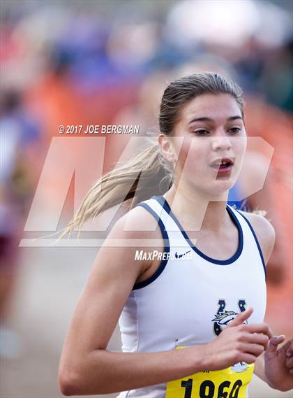 Thumbnail 2 in CIF State Cross Country Championships (Girls D1 Race) photogallery.