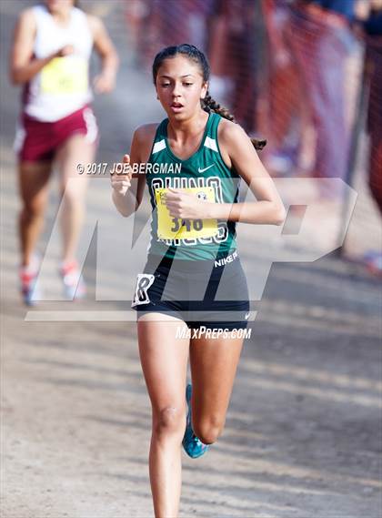 Thumbnail 1 in CIF State Cross Country Championships (Girls D1 Race) photogallery.