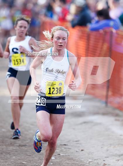 Thumbnail 2 in CIF State Cross Country Championships (Girls D1 Race) photogallery.