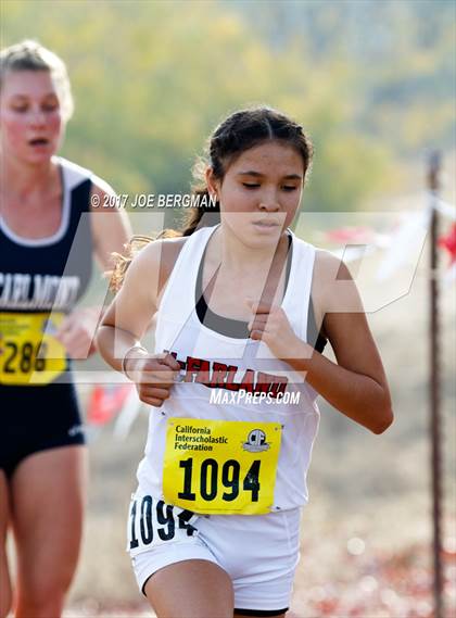 Thumbnail 2 in CIF State Cross Country Championships (Girls D1 Race) photogallery.