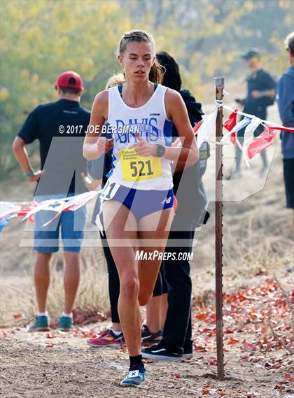Thumbnail 2 in CIF State Cross Country Championships (Girls D1 Race) photogallery.