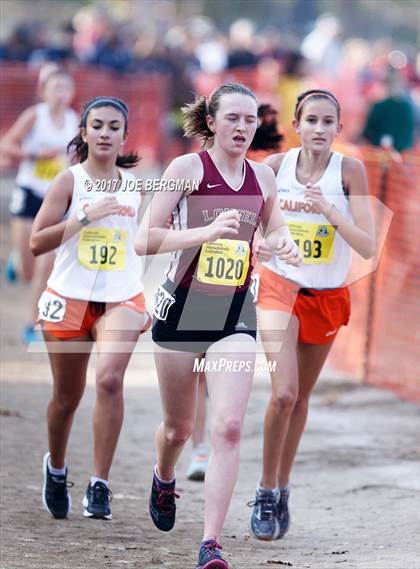 Thumbnail 3 in CIF State Cross Country Championships (Girls D1 Race) photogallery.