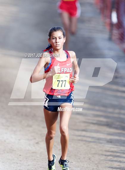 Thumbnail 2 in CIF State Cross Country Championships (Girls D1 Race) photogallery.