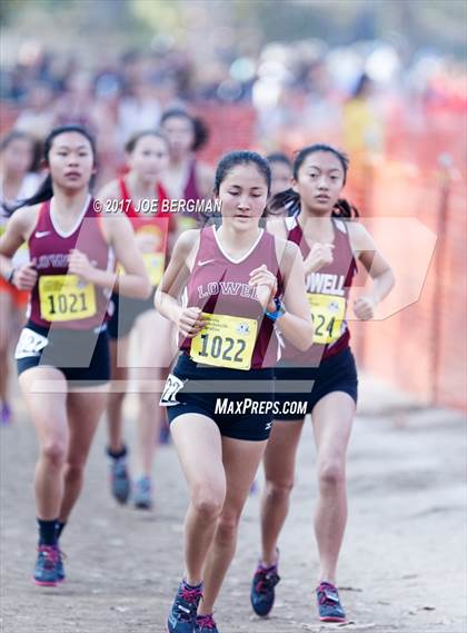 Thumbnail 2 in CIF State Cross Country Championships (Girls D1 Race) photogallery.
