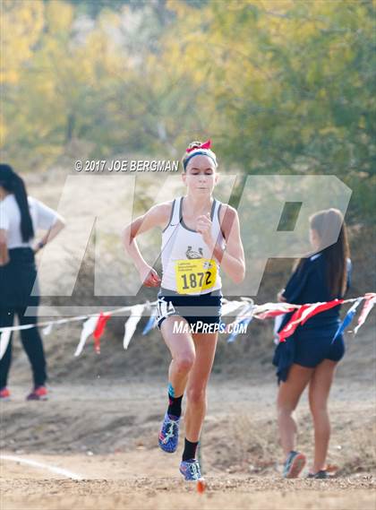 Thumbnail 3 in CIF State Cross Country Championships (Girls D1 Race) photogallery.