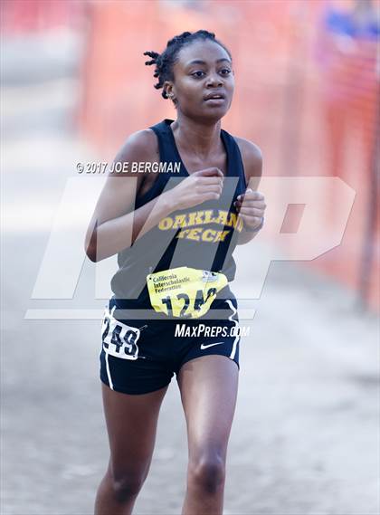Thumbnail 3 in CIF State Cross Country Championships (Girls D1 Race) photogallery.