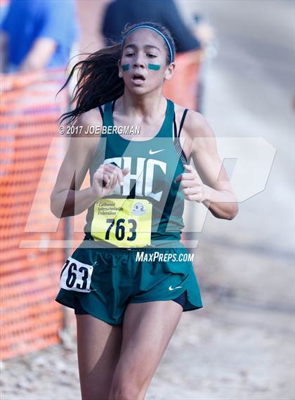 Thumbnail 3 in CIF State Cross Country Championships (Girls D1 Race) photogallery.