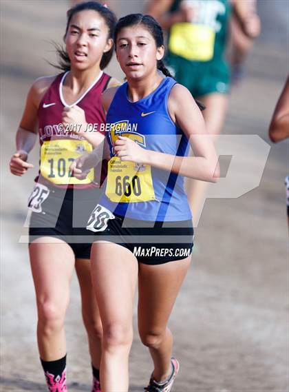 Thumbnail 1 in CIF State Cross Country Championships (Girls D1 Race) photogallery.