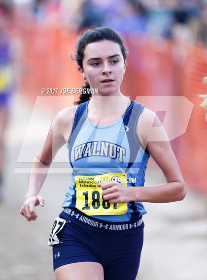 Thumbnail 1 in CIF State Cross Country Championships (Girls D1 Race) photogallery.
