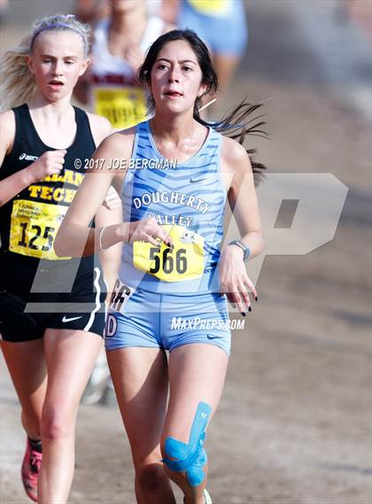 Thumbnail 2 in CIF State Cross Country Championships (Girls D1 Race) photogallery.
