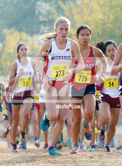Thumbnail 3 in CIF State Cross Country Championships (Girls D1 Race) photogallery.