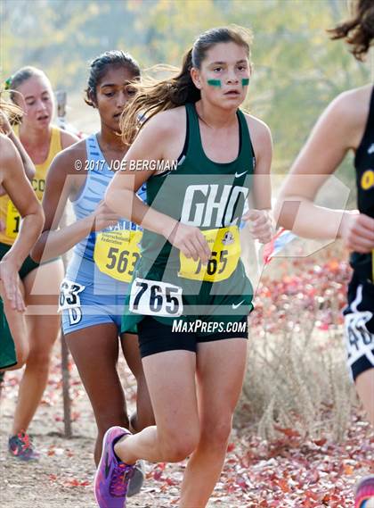 Thumbnail 1 in CIF State Cross Country Championships (Girls D1 Race) photogallery.