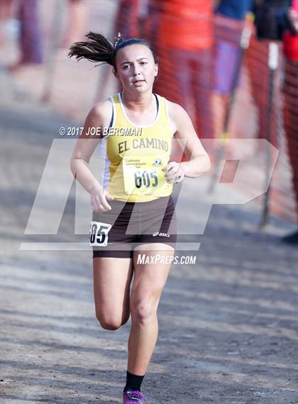 Thumbnail 3 in CIF State Cross Country Championships (Girls D1 Race) photogallery.