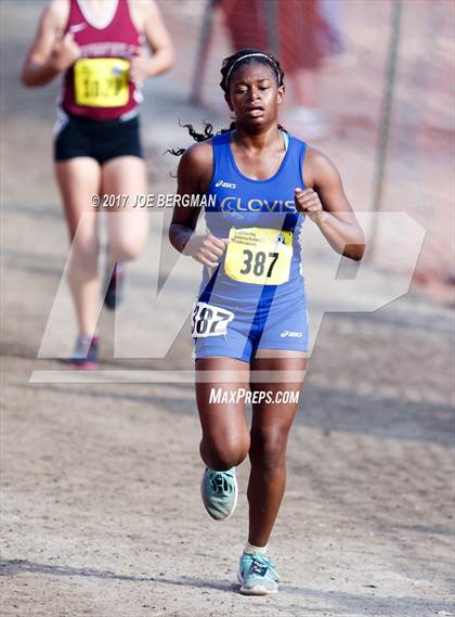 Thumbnail 1 in CIF State Cross Country Championships (Girls D1 Race) photogallery.