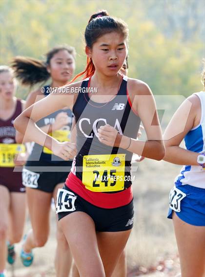 Thumbnail 2 in CIF State Cross Country Championships (Girls D1 Race) photogallery.
