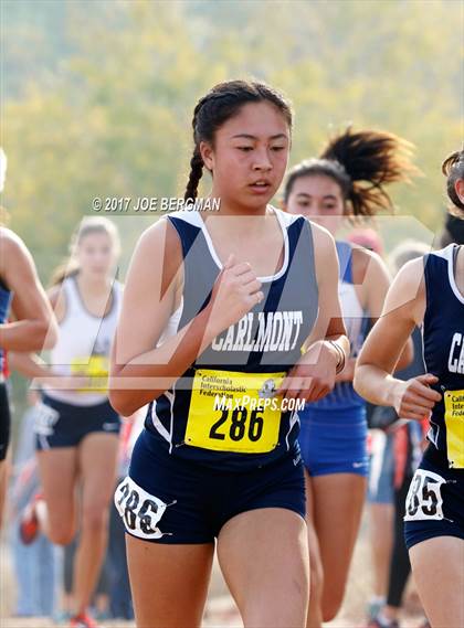 Thumbnail 2 in CIF State Cross Country Championships (Girls D1 Race) photogallery.