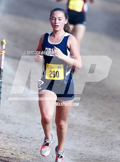 Thumbnail 1 in CIF State Cross Country Championships (Girls D1 Race) photogallery.