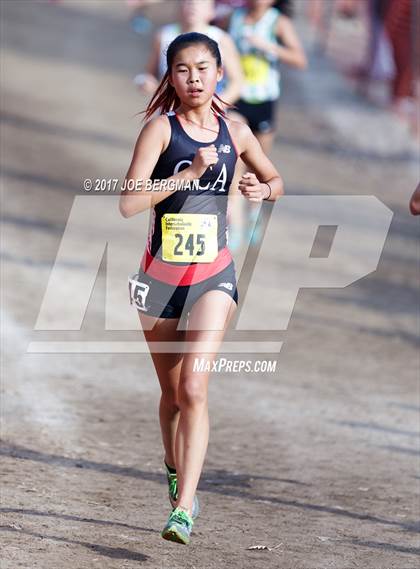 Thumbnail 3 in CIF State Cross Country Championships (Girls D1 Race) photogallery.