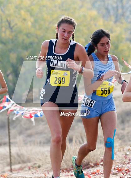 Thumbnail 1 in CIF State Cross Country Championships (Girls D1 Race) photogallery.