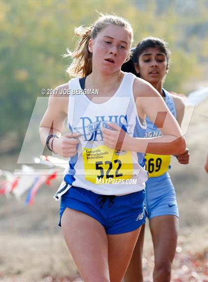 Thumbnail 2 in CIF State Cross Country Championships (Girls D1 Race) photogallery.