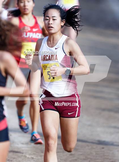 Thumbnail 2 in CIF State Cross Country Championships (Girls D1 Race) photogallery.