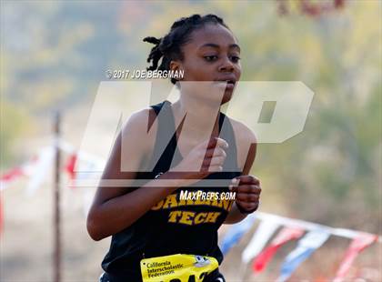 Thumbnail 2 in CIF State Cross Country Championships (Girls D1 Race) photogallery.