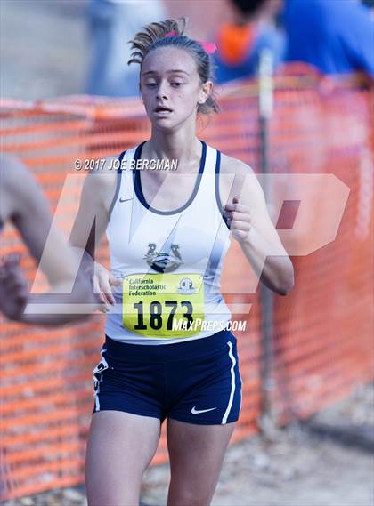 Thumbnail 3 in CIF State Cross Country Championships (Girls D1 Race) photogallery.